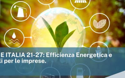 COESIONE ITALIA 21-27: Efficienza Energetica e rinnovabili per le imprese.