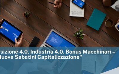 Piano transizione 4.0. Industria 4.0. Bonus Macchinari – al via la “Nuova Sabatini Capitalizzazione”