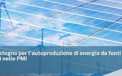 MIMIT: sostegno per l’autoproduzione di energia da fonti rinnovabili nelle PMI