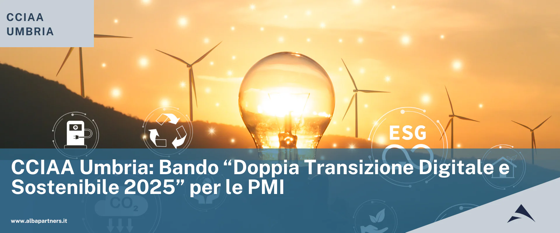 CCIAA Umbria: Bando “Doppia Transizione Digitale e Sostenibile 2025” per le PMI