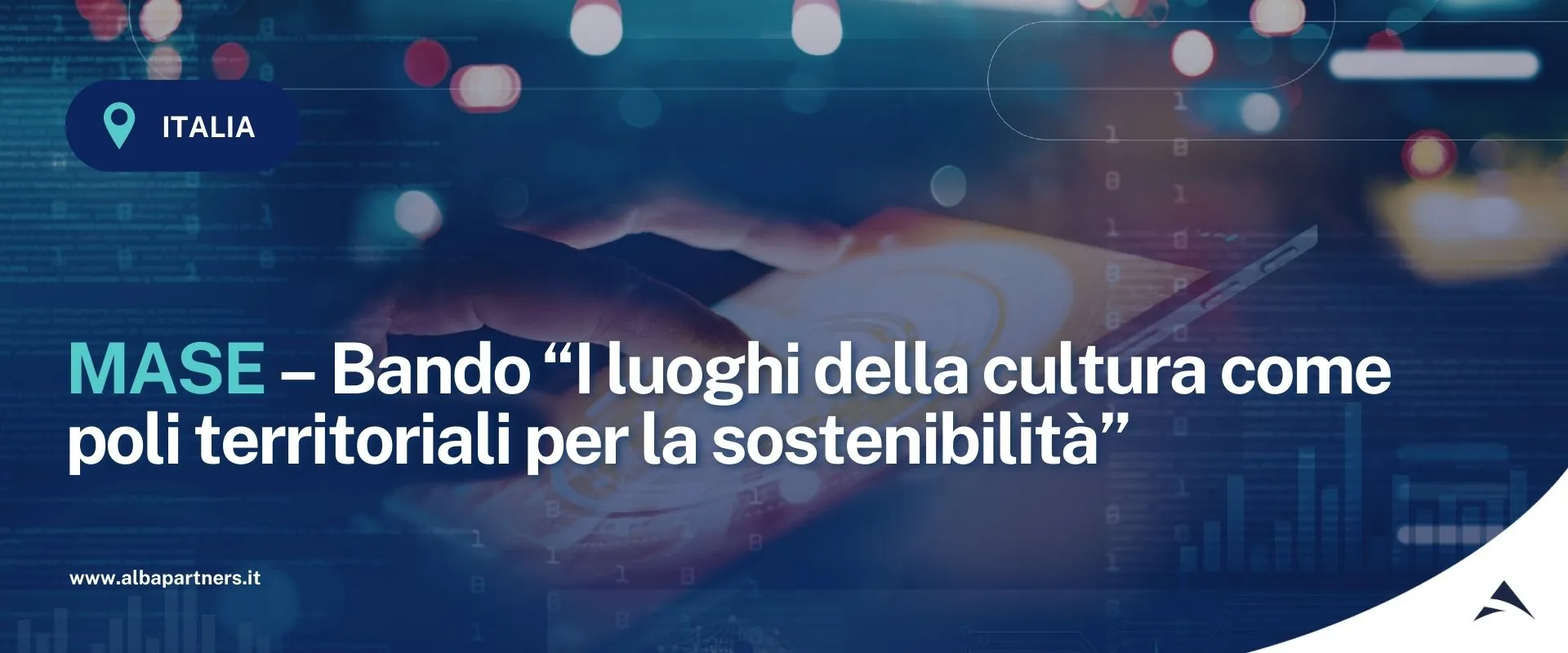 MASE – Bando “I luoghi della cultura come poli territoriali per la sostenibilità”