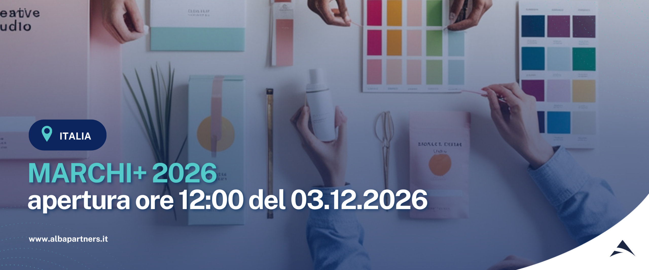 MARCHI+ 2026 apertura ore 12:00 del 03.12.2026